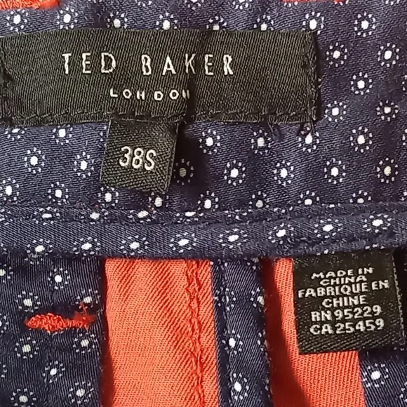 Mens Size W38 L30 Chinos Burnt Orange Immaculate - Picture 8 of 9